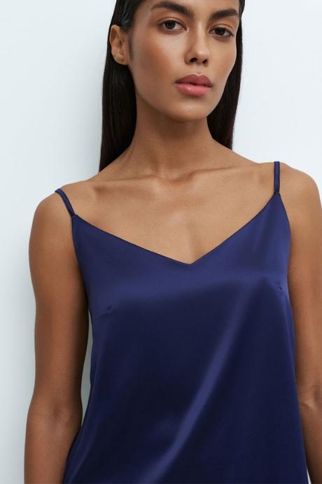 Effetto S03400 Піжама жіноча з майкою та шортами синій колір