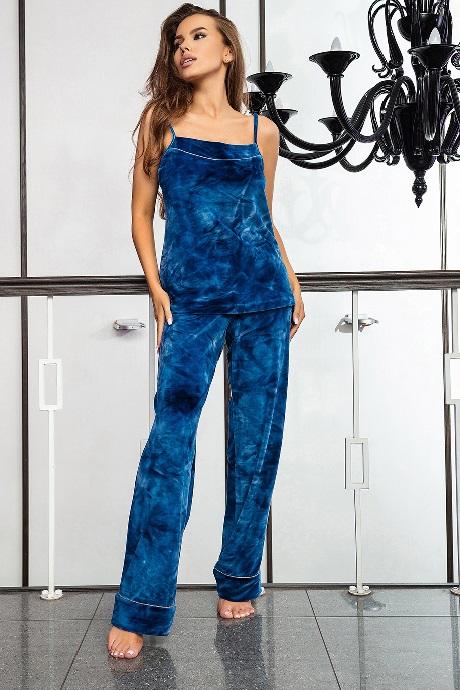 Effetto 03122 Жіночий піжамний комплект синій