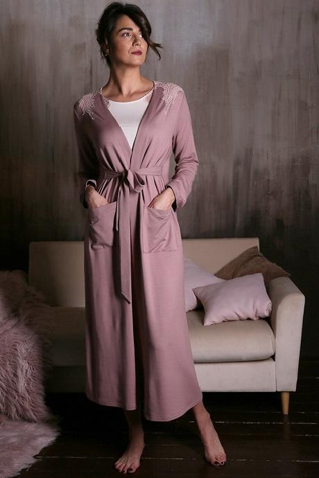 Effetto 10702C Жіночий халат фіолетовий колір