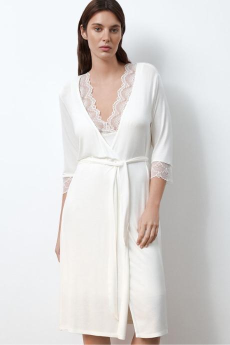 Effetto 02105 Халат жіночий айворі