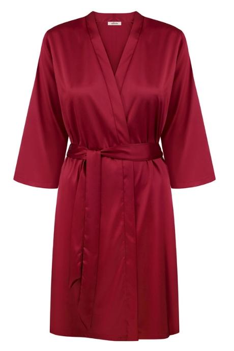 Effetto S03200 Халат жіночий бордовий колір