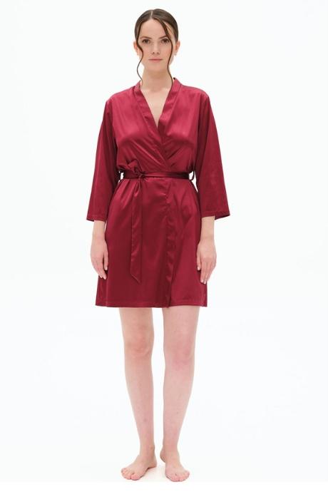 Effetto S03200 Халат жіночий бордовий колір