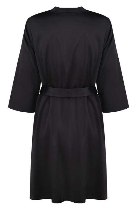 Effetto S03200 Халат жіночий чорний колір