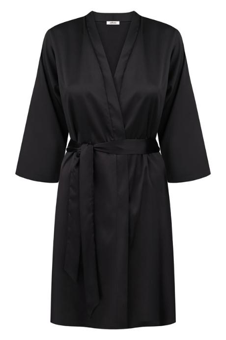 Effetto S03200 Халат жіночий чорний колір