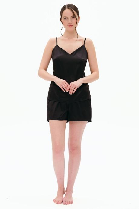 Effetto S03400P Піжама жіноча з майкою та шортами чорний колір