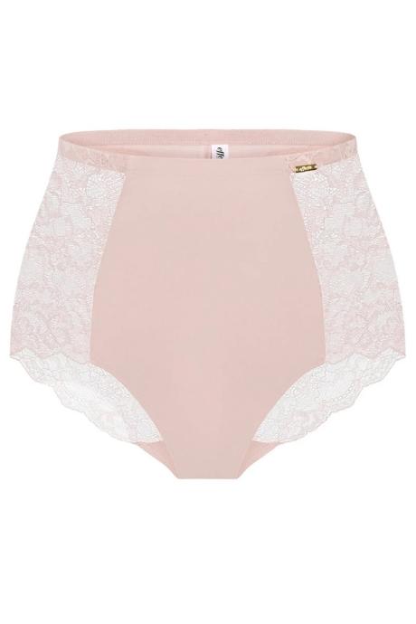 Effetto Lingerie 021 032 Трусики жіночі міді CAMILLA срібний півонія