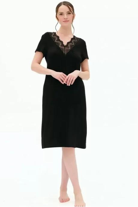 Effetto 02100 Жіноча нічна сорочка чорний