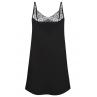 Effetto 02104P Нічна сорочка жіноча на бретелі чорний