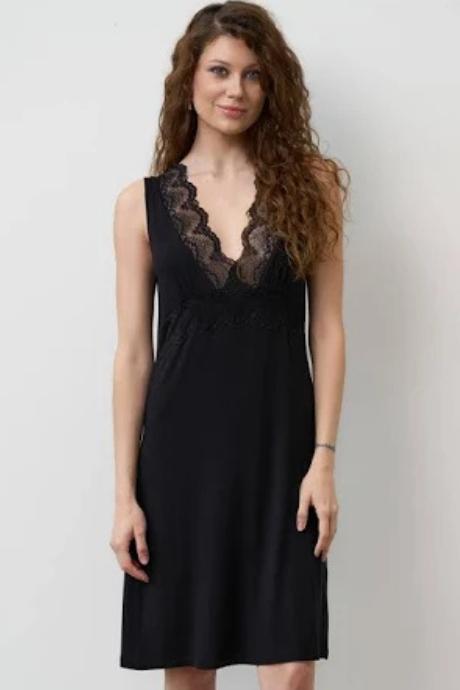 Effetto 02112 Нічна сорочка жіноча чорний