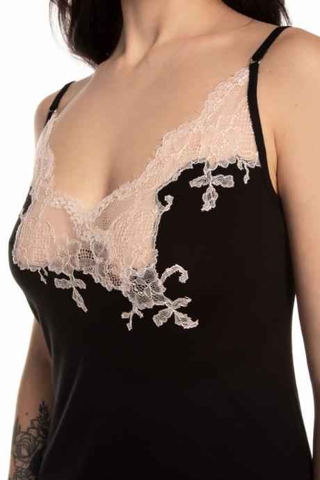 Effetto 03162O Жіноча нічна сорочка чорний колір