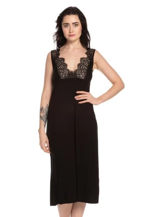 Effetto 10501CР Жіноча нічна сорочка чорний колір