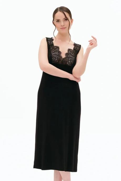 Effetto 10501CР Жіноча нічна сорочка чорний колір