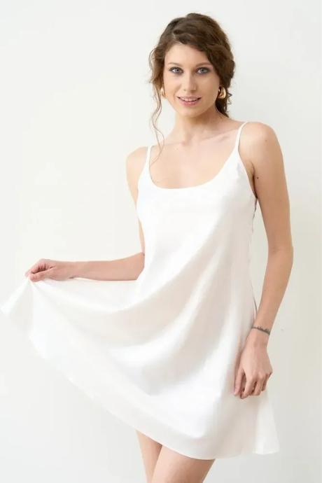 Effetto S03198 Жіноча нічна сорочка білий колір