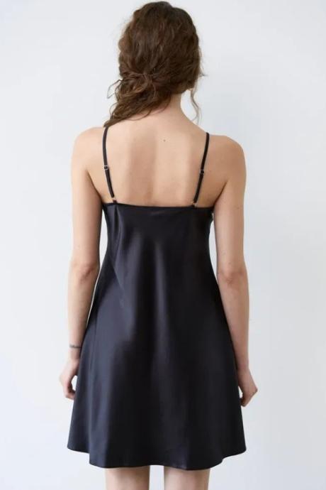 Effetto S03198 Жіноча нічна сорочка чорний колір