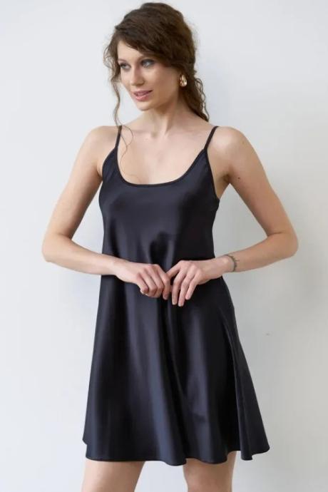 Effetto S03198 Жіноча нічна сорочка чорний колір