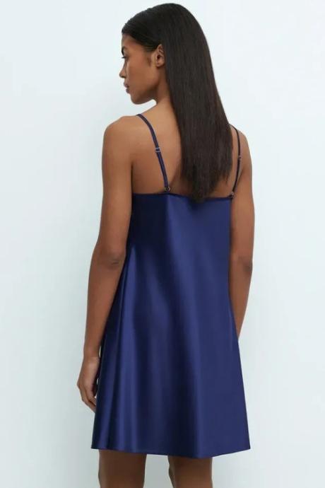 Effetto S03198 Жіноча нічна сорочка синій колір