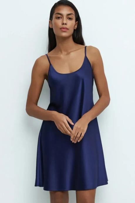 Effetto S03198 Жіноча нічна сорочка синій колір