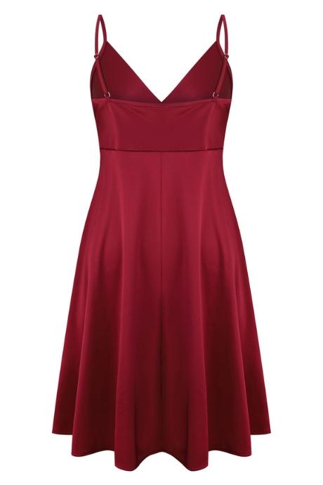 Effetto S03199 Жіноча нічна сорочка бордовий колір