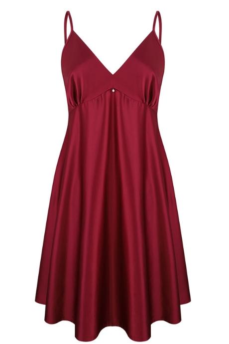 Effetto S03199 Жіноча нічна сорочка бордовий колір