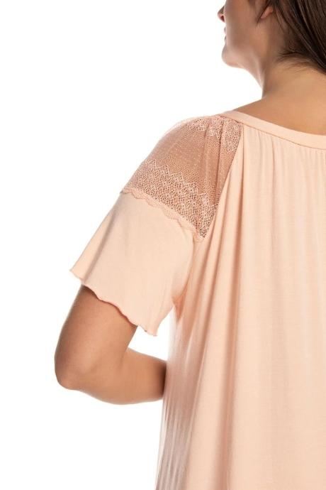 Effetto Ночная рубашка 0231B/2XL Нічна сорочка жіноча персиковий