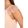 Effetto Ночная рубашка 0266B/1XL Нічна сорочка жіноча персиковий