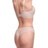 Effetto Lingerie 014 210 03 Жіночі трусики ORNELLA срібний півонія