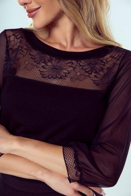 Eldar Блузка жін Lauretta czarna колір