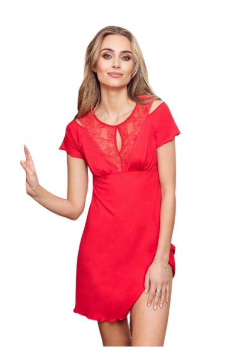 Eldar Нічна сорочка жін Naomi czerwona червоний колір
