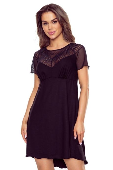 Eldar Нічна сорочка жін Helia czarna колір