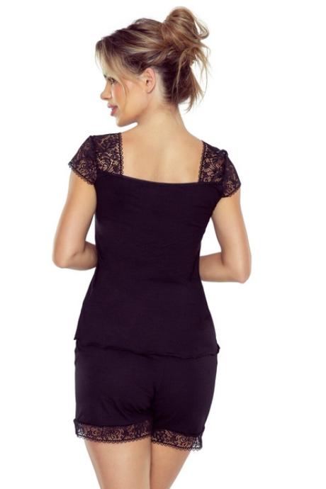 Eldar Піжама жін Gerda czarna чорний колір