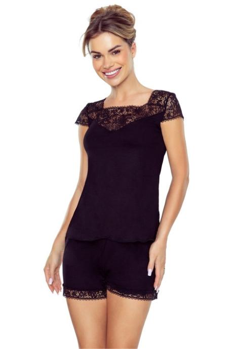 Eldar Піжама жін Gerda czarna чорний колір