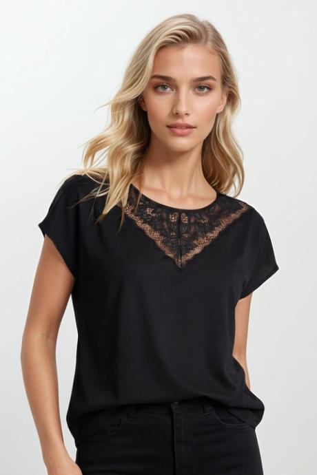 Eldar Блузка жін Laurella czarna колір