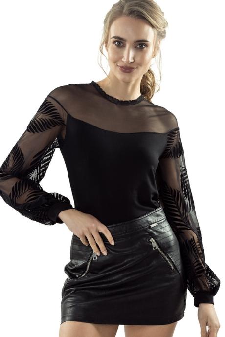 Eldar Блузка жіноча Samanta czarna колір