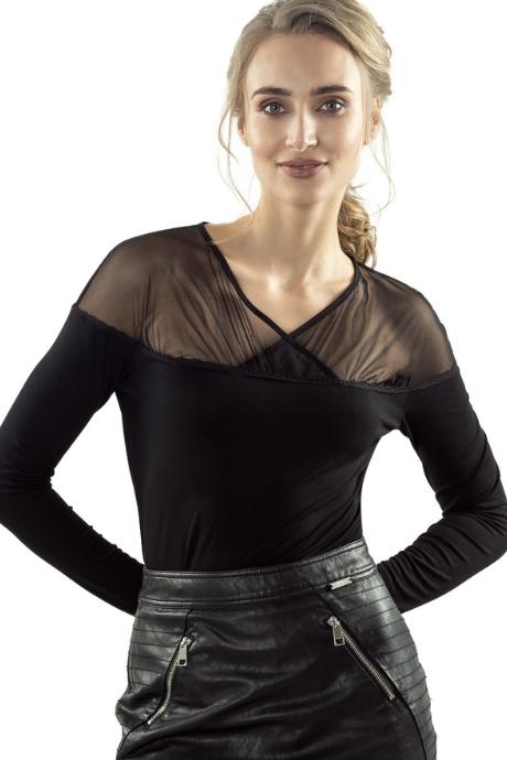 Eldar Блузка жіноча Karola czarna колір