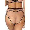 Повні трусики Ewa Bien Carmen C124 Чорно-тілесний