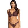 Бюстгальтер с мягкой чашкой Ewa Bien Almas B801 Шоколадный