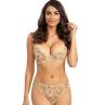 Бюстгальтер push up Ewa Bien Asija B215 Тілесний з квітами