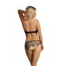 Комплект Excellent Beauty L-119 SET Чорно-бежевий