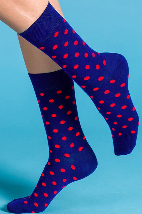 Шкарпетки Gabriella SK 008 Cotton Синьо-червоний колір