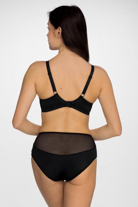 GAIA Бюстгальтер напівм'яка чашка SARA 001 CZARNY чорний