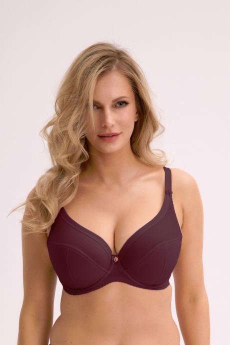 GAIA Бюстгальтер напівм'яка чашка SONIA ART.1058 WINO бордовий
