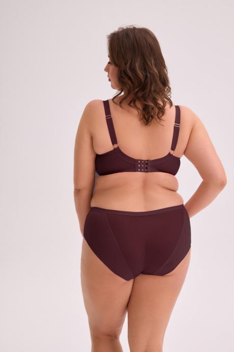 GAIA Бюстгальтер напівм'яка чашка SONIA MAXI ART. 1058 WINO бордовий