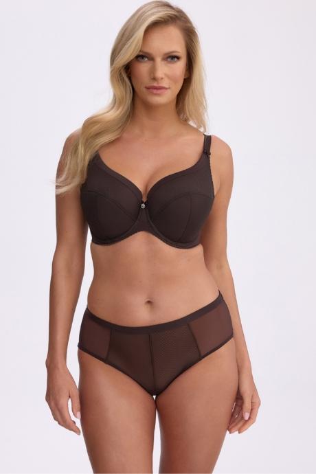GAIA Труси SONIA 1058 BRĄZOWY коричневий колір