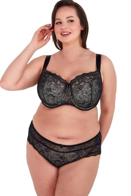 GAIA Бюстгальтер HANNAH MAXI ART. 1207 чорний колір