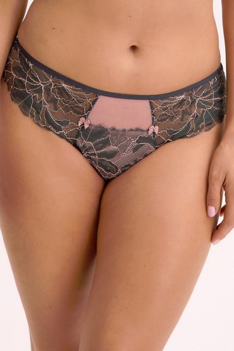 GAIA Трусы BRAZILIAN PRIYA ART. 1318 серо-розовый