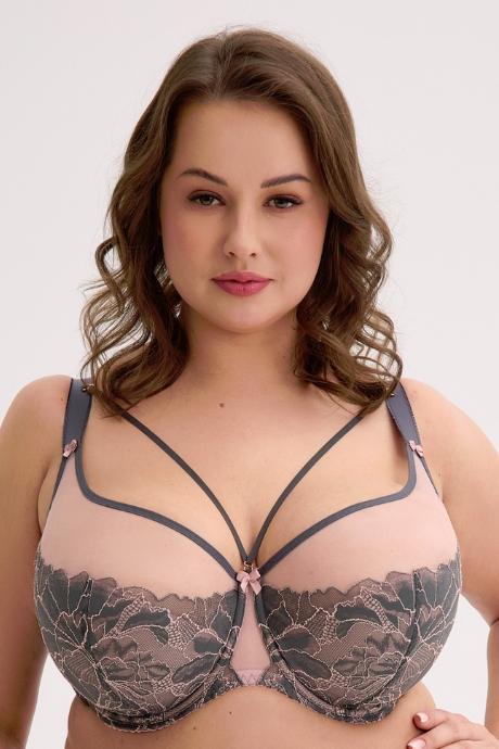 GAIA Бюстгальтер напівм'яка чашка PRIYA MAXI ART. 1318 сірий колір