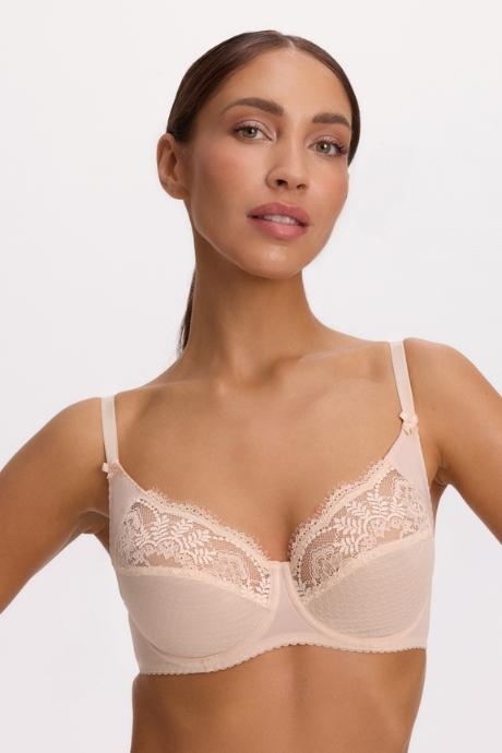 GAIA Бюстгальтер мягкая чашка FANCY 002 BEŻ бежевый