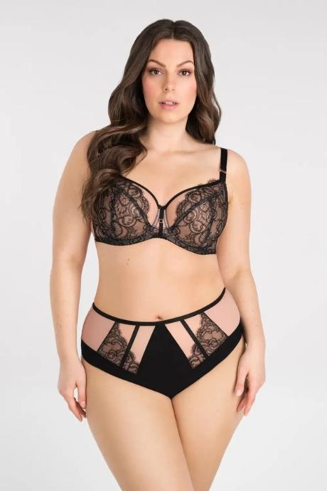 Gorsenia Труси жін K-835 Black to black чорний