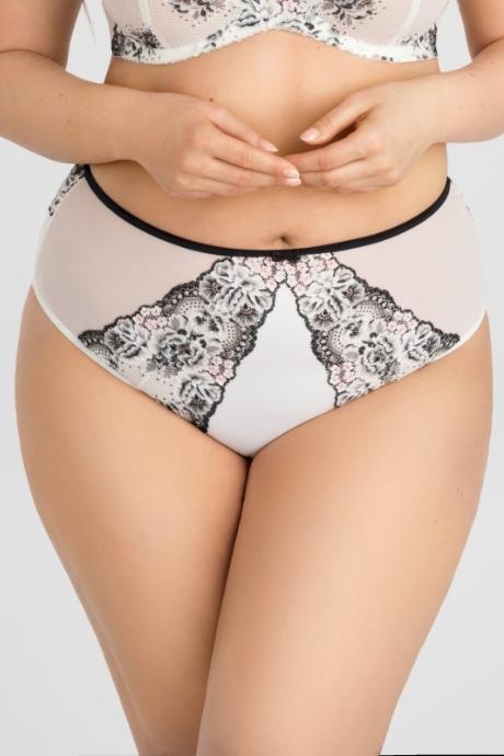 Gorsenia Труси жін К-841 Black & amp білий