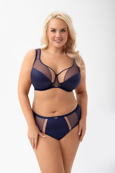 Gorsenia Бюстгальтер мягкий LUISSE K441/1 GRANATOWY синий